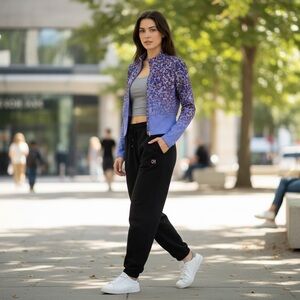 Noire Blanc Lilac Jacket size S